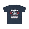 thumbnail image 1 of Sorry Girl Already taken by hot Art Director Soulmate Unisex T-shirt S-3XL, 1 of 2