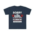 thumbnail image 1 of Sorry Girl Already taken by hot Assessor Soulmate Unisex T-shirt S-3XL, 1 of 2