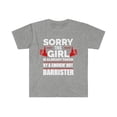 thumbnail image 1 of Sorry Girl Already taken by hot Barrister Unisex T-shirt S-3XL Soulmate, 1 of 2