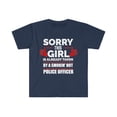thumbnail image 1 of Sorry Girl taken hot Police Officer Unisex T-shirt S-3XL Valentine's Day, 1 of 2