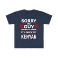thumbnail image 1 of Sorry Guy Already taken by hot Kenyan Unisex T-shirt S-3XL Valentine's Day, 1 of 2