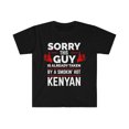 thumbnail image 1 of Sorry Guy Already taken by hot Kenyan Unisex T-shirt S-3XL Valentine's Day, 1 of 2