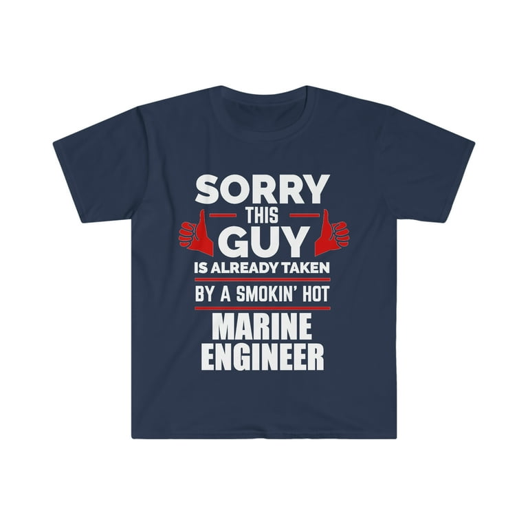 Sorry This Guy is Taken by a Marine T-Shirt Sorry This Guy is Taken by a Marine T-Shirt