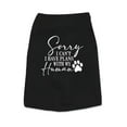 thumbnail image 1 of Sorry Have Plans Pet Tank Top  -Smartprints Designs,  x-Small, 1 of 4