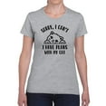 thumbnail image 1 of Sorry I Can�T I Have Plans Women T-Shirt, Female Small, 1 of 4