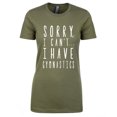thumbnail image 1 of Sorry, I Can't I Have Gymnastics Womens crewneck tee, 1 of 1