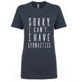 thumbnail image 1 of Sorry, I Can't I Have Gymnastics Womens crewneck tee, 1 of 1