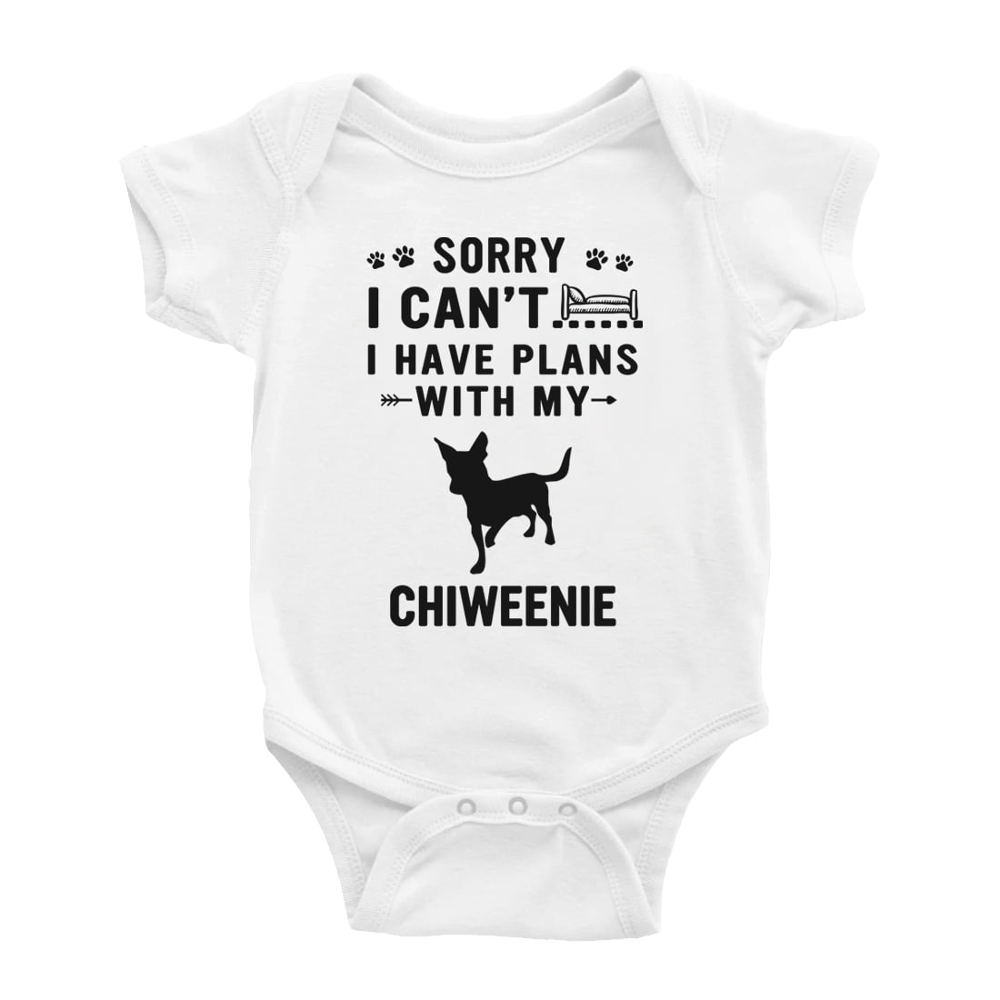 Sorry I Can't I Have Plans With My Chiweenie Love Pet Dog Funny
