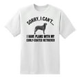 thumbnail image 1 of Sorry I Cant I Have Plans with My Curly-Coated Retriever Dog Funny T Shirt White,XXL, 1 of 1