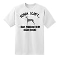 thumbnail image 1 of Sorry I Cant I Have Plans with My Ibizan Hound Dog Funny Mens Graphic T Shirts for Mens Womens White,S, 1 of 1