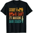thumbnail image 1 of Sorry I Cant Its Marching Band Season Old-School Drum Tuba T-Shirt, 1 of 4