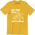 thumbnail image 1 of Sorry I Missed You Call I Was On The Other Line - Fishing Men's T-Shirt, 1 of 4