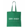 thumbnail image 1 of Sorry, I'm Busy Watching The Bachelor, The Bachelor Cotton Canvas Re-Usable Shopping & Carry-All Tote Bag, 1 of 3