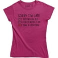 thumbnail image 1 of Sorry I'm Late I Saw A Unicorn Funny Unicorn Horse Lover Women's T-Shirt, 1 of 4