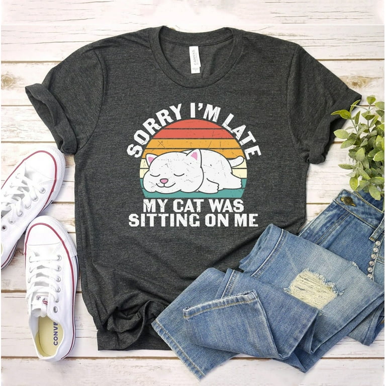 Womens Cat Mom T-Shirt Funny And Cute Gift For Animal Lovers Womens Cat Mom T-Shirt Funny And Cute Gift For Animal Lovers