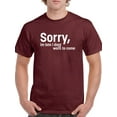 thumbnail image 1 of Sorry I'm Late Quote. T-Shirt Men -Image by Shutterstock, Male x-Large, 1 of 4