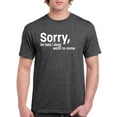 thumbnail image 1 of Sorry I'm Late Quote. T-Shirt Men -Image by Shutterstock, Male x-Large, 1 of 4