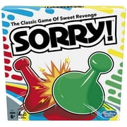 Sorry! Board Game for Kids, Classic Hasbro Board Game; Each Player Gets 4 Pawns for Kids Ages 6 and up