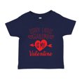 thumbnail image 1 of Sorry Ladies Grandma Is My Valentine Toddler T-Shirt 3T Navy Blue, 1 of 3