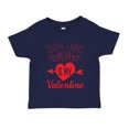 thumbnail image 1 of Sorry Ladies Mimi Is My Valentine Toddler T-Shirt 5/6T Navy Blue, 1 of 3