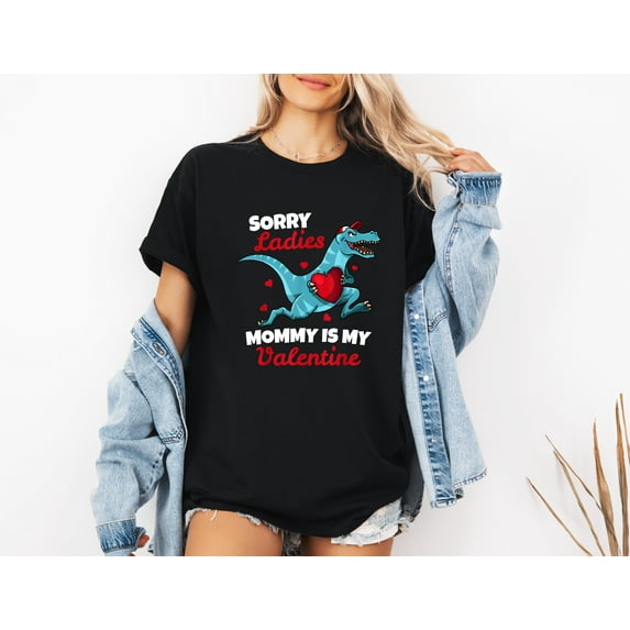 Vinyta "Sorry Mommy Is My Valentine" T-Shirt, Valentine's Day Design for Boys, Sweatshirt, Hoodie