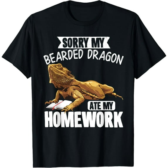 Sorry My Bearded Dragon Ate My Homework Reptiles T-Shirt