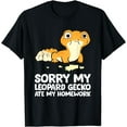 thumbnail image 1 of Sorry My Leopard Gecko Ate My Homework Kids School Gecko T-Shirt, 1 of 3