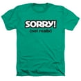 thumbnail image 1 of Sorry - Not Sorry - Heather Short Sleeve Shirt - XXX-Large, 1 of 2