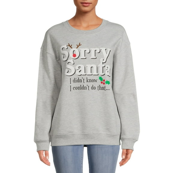 Sorry Santa Women's Pullover Fleece Sweatshirt