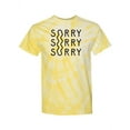 thumbnail image 1 of Sorry Text Tie-Dye Cyclone Women -Smartprints Designs, Female Medium, 1 of 2