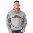 thumbnail image 1 of Sorry Thinking About My Dog Funny Pet Hoodie Sweatshirt Women Men Brisco Brands L, 1 of 6