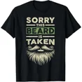 thumbnail image 1 of Sorry This Beard Is Taken Husband Boyfriend New Unisex T-Shirt, up to size 5xl, 1 of 3