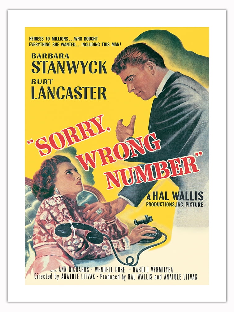 Sorry Wrong Number - Starring Barbara Stanwyck Burt Lancaster