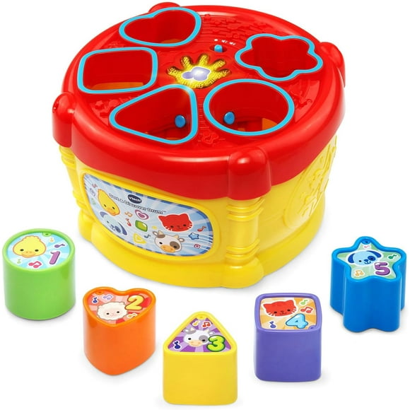 Sort and Discover Drum, Yellow