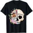 thumbnail image 1 of Sorta Merry Sorta Scary Spooky Christmas Goth Skull Xmas T-Shirt, 1 of 3