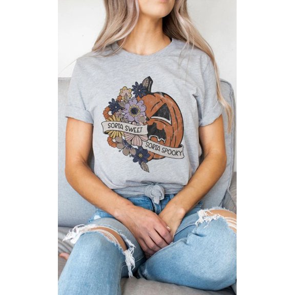 Sorta Sweet Sorta Spooky Graphic Tee T-Shirt