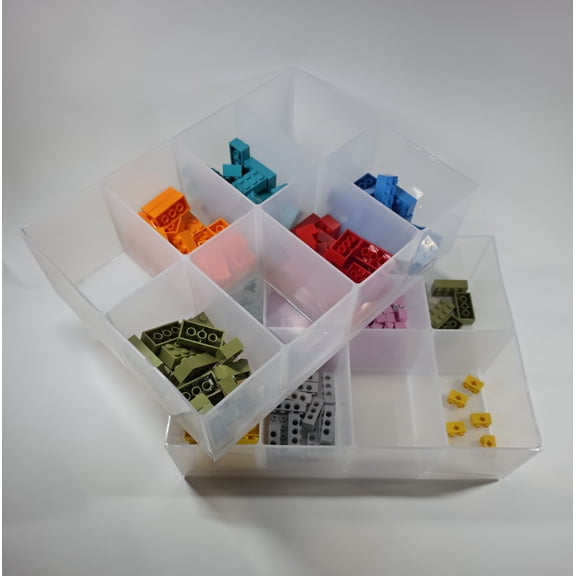 Stackable Organizer Tray Set 2-Piece