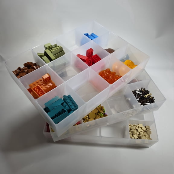 Sorting Tray Dividing Set Custom LEGO 3-Piece