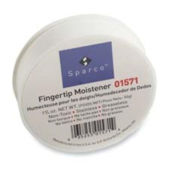 Sortkwik Fingertip Moistener- Nonskid Back- 1-.75 oz.