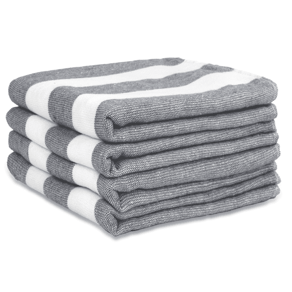 Sortora Tea Towels, 4-Pack 100% Cotton Dish Towels Ultra Absorbent Quick Dry, Reusable Kitchen Towels, Soft Wash Cloths for Washing Dishes, 13 x 28 Inches, Mixed Color