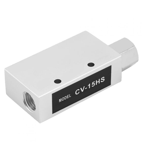 Sorven 1/4 Vacuum Generator CV-15HS Pneumatic Air Exhaust Vacuum Generator Ejector Valve, Made of Aluminum Alloy, 1/4 Inlet & Outlet Threads, Simple Structure, Compact Size, Ideal for Air Medium