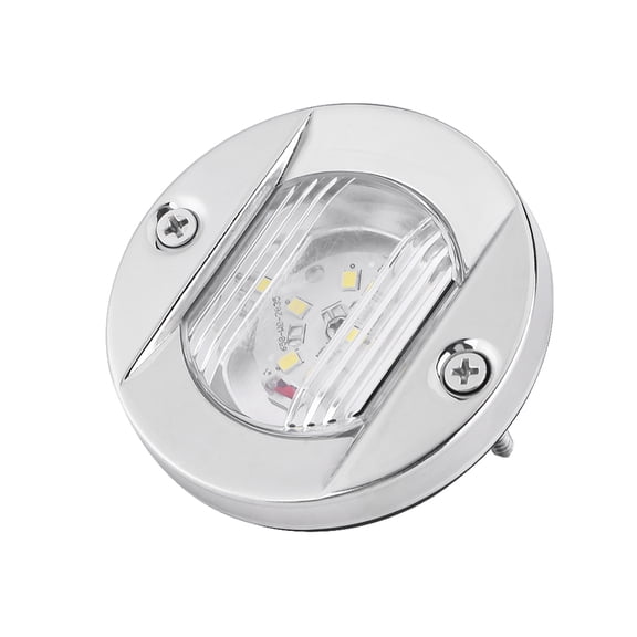 Sorven 12V Marine Boat LED Marine Boat Transom LED Stainless Steel Waterproof Anchor Stern Navigation Light for Safety Navigation