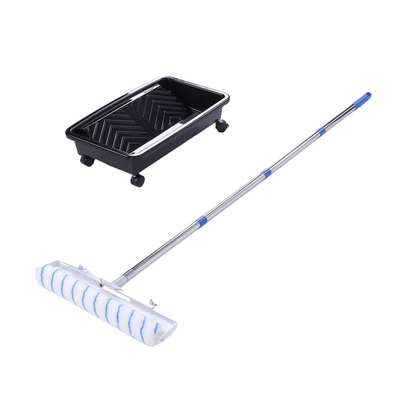 Sorven 18 Inch Painting Roller KitPaint Roller Kit,18 Inch Painting Roller Kit,Paint Roller Tray,Paint Roller Cover,Paint Roller with Extension Pole,Paint Tray Roller Frame