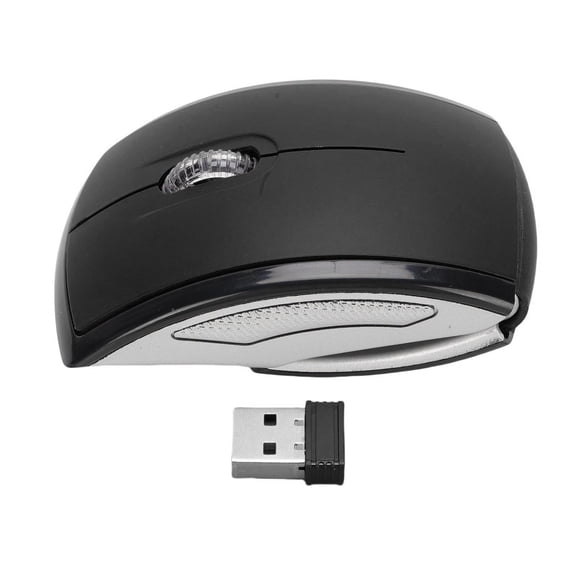 Sorven 2.4G Wireless MouseFolding Wireless Mouse, 2.4 GHz Ergonomic Computer Mouse with Receiver for Laptop Black