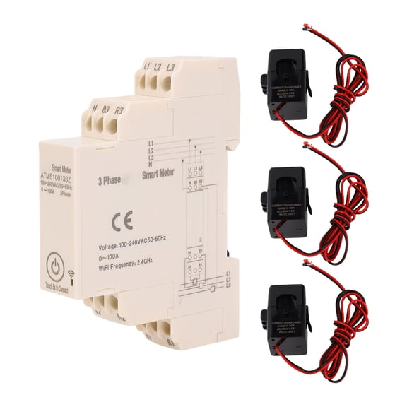 Sorven 3 Phase Electricity Meter Energy Meter, 3 Phase Power Meter for Shopping Malls Hotels
