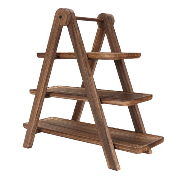 Sorven 3 Tier Serving TrayWood 3 Tier Serving Tray,3 Tier Serving Tray,Wood Serving Tray,3 Tiered Serving Stand,Wood Cupcake Stand,Wooden Farmhouse Tiered Tray,Wooden Display Stand