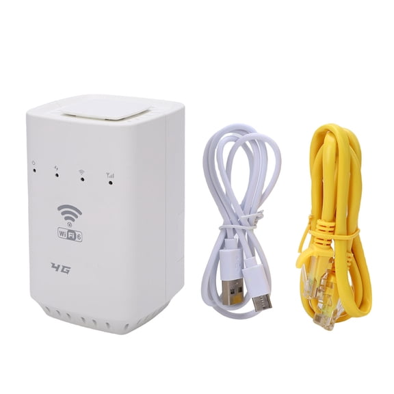 Sorven 4G LTE CPE Router6 WiFi 6 Wireless Router 4G LTE CPE Router with SIM Card Slot WAN LAN Interface 300Mbps Portable WiFi Hotspot Type C Powered