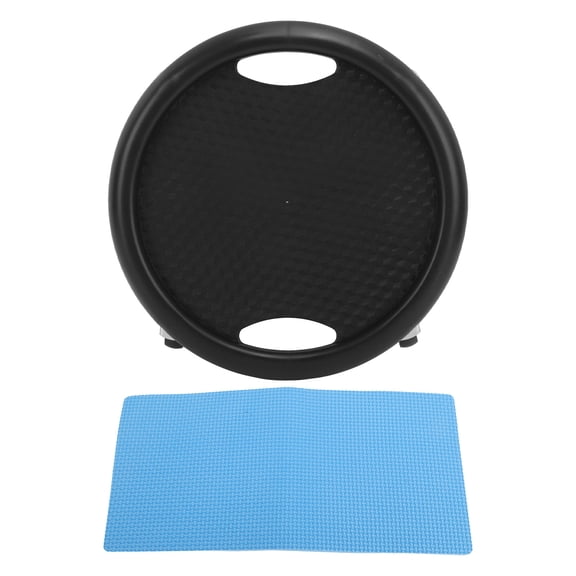 Sorven Abdominal Exercise Skateboard Abdominal Exercise Wheel Board 360 Degree Heavy Duty Slide Plate with 4 Rollers for Core Strength Training Home Gym Fitness Equipment PP Material 30.7oz