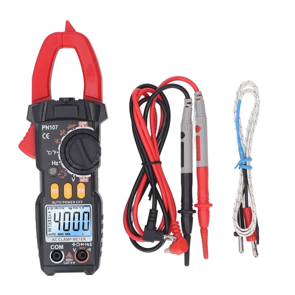 Sorven Amp Ohm Volt Meter Digital Clamp Meter, Digital Clamp Multimeter Tester 25mm Clamp Jaw Opening Size Easy Using for Industrial Maintenance