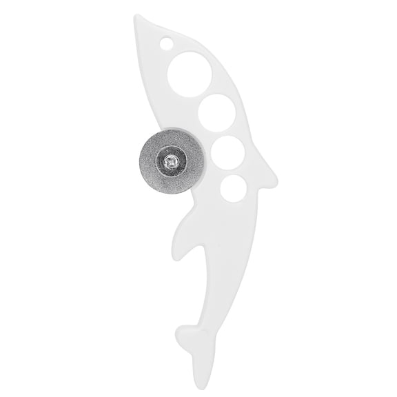 Sorven Ampule Breakers Ampoule Bottle Opener Ampule Breaker Glass Ampoule Opener Fish Shape ABS 12cm Cutting Device with Holes for Nurse Pharmacist and Doctors